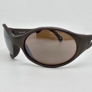 Nautica Sport Tech NST NST102 Dirt Frame Silver Mirror Lens Sunglasses 61-17-115